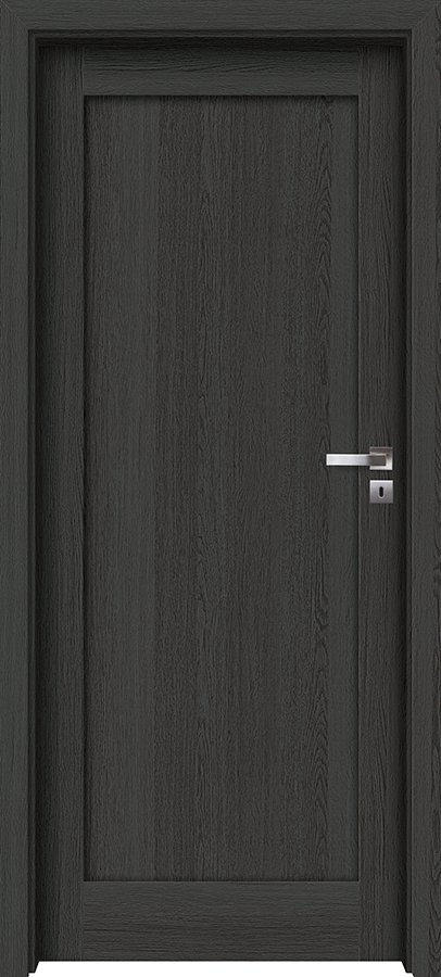 Posuvné interiérové dveře INVADO DOMINO 1 - dýha Enduro 3D - antracit B637