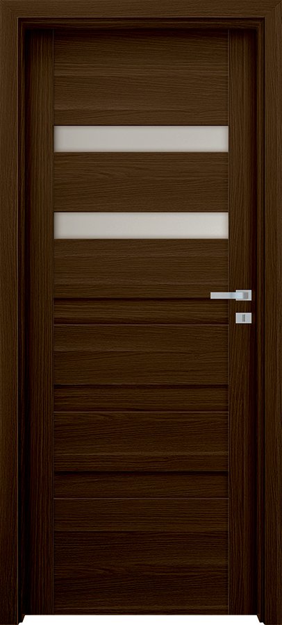 Interiérové dveře INVADO VERSANO 3 - Eco-Fornir forte - ořech duro B473