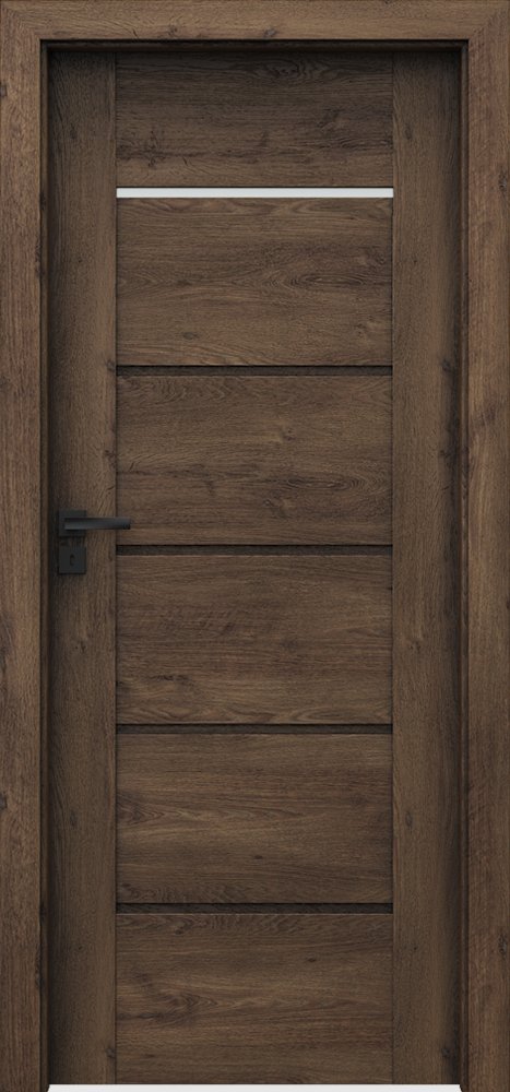 Interiérové dveře VERTE PREMIUM E - E1 - dýha Portaperfect 3D - dub jižní