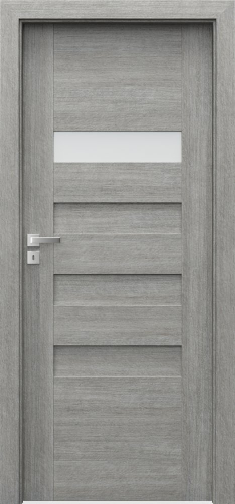 Posuvné interiérové dveře PORTA KONCEPT H.1 - Portalamino - dub stříbřitý