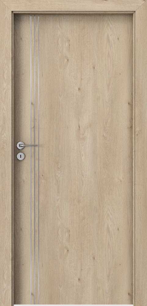 Posuvné interiérové dveře PORTA LINE B.1 - dýha Portaperfect 3D - dub klasický