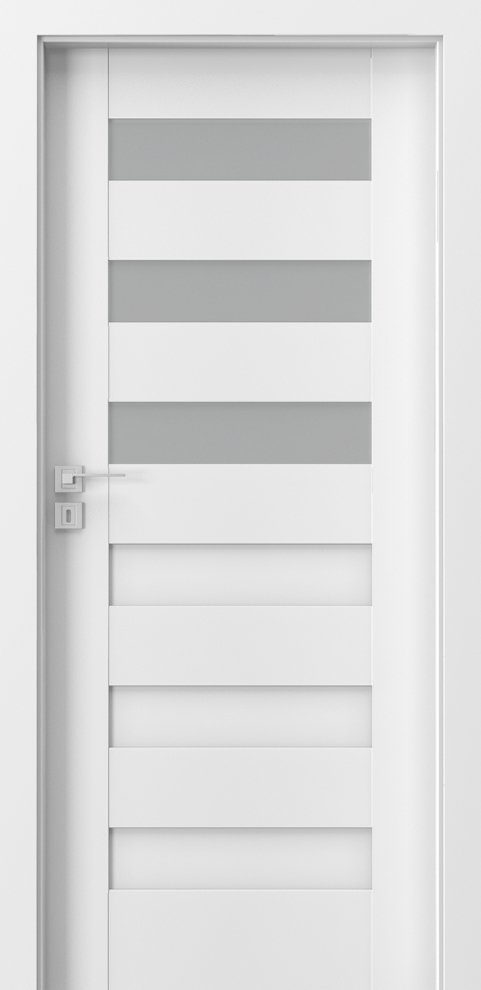 Posuvné interiérové dveře PORTA KONCEPT C.3 - dýha Portadecor - bílá