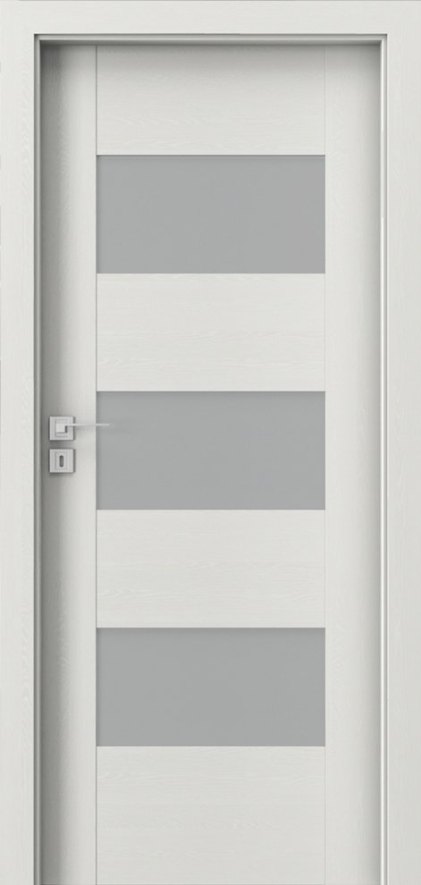Interiérové dveře PORTA KONCEPT K.3 - dýha Portasynchro 3D - wenge bílá