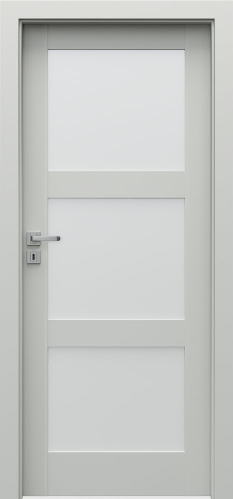 Interiérové dveře PORTA GRANDE B.3 - akrylátová barva UV - šedá