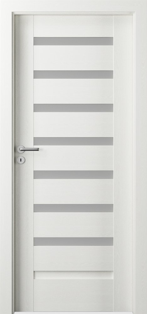 Interiérové dveře VERTE PREMIUM D - D7 - dýha Portasynchro 3D - wenge bílá