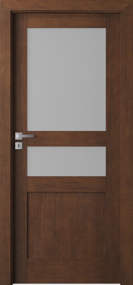Interiérové dveře PORTA NATURA GRANDE D.1 - přírodní dýha Satin - mocca