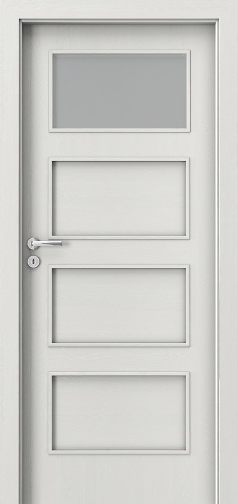 Posuvné interiérové dveře PORTA FIT H.1 - dýha Portasynchro 3D - wenge bílá