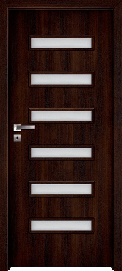 Posuvné interiérové dveře INVADO VIRGO 1 - dýha Enduro - eben B406