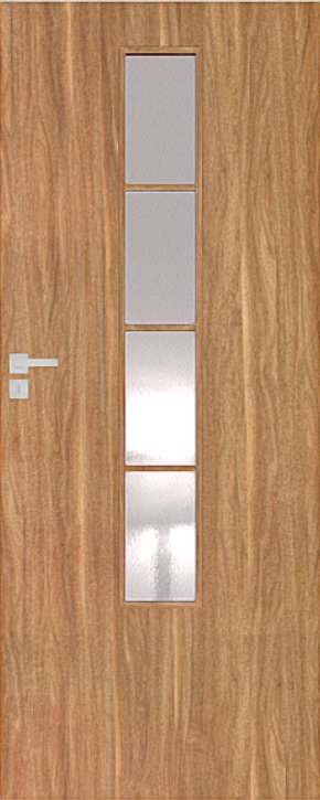 Interiérové dveře DRE ARTE B 50 - dýha DRE-Cell - ořech karamelový