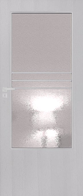 Interiérové dveře DRE ARTE B 10 - dýha DRE-Cell - šedá struktura