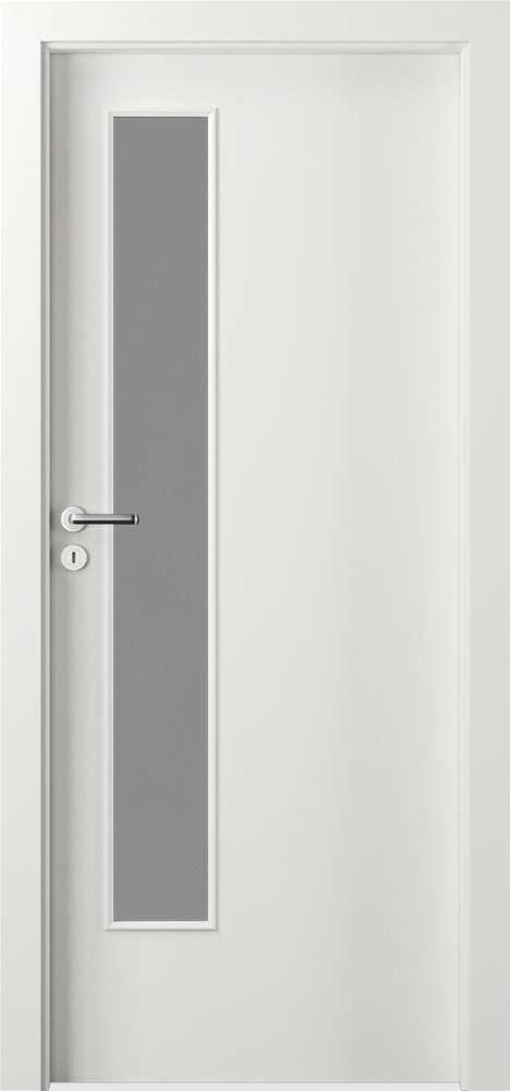 Interiérové dveře PORTA DECOR - model L - dýha Portadecor - bílá