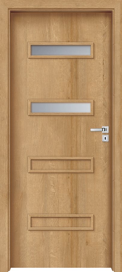 Interiérové dveře INVADO PARMA 2 - dýha Enduro 3D - dub evropský B639