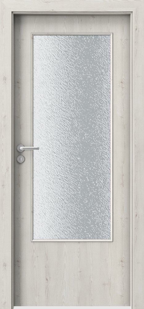Interiérové dveře PORTA DECOR - model D - dýha Portasynchro 3D - borovice norská