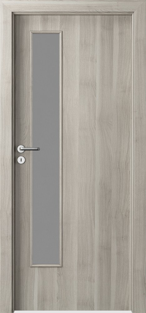 Interiérové dveře PORTA DECOR - model L - dýha Portasynchro 3D - akát stříbrný