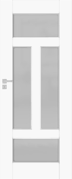 Interiérové dveře DRE NESTOR - model 8 - dýha DRE-Cell - bílá mat