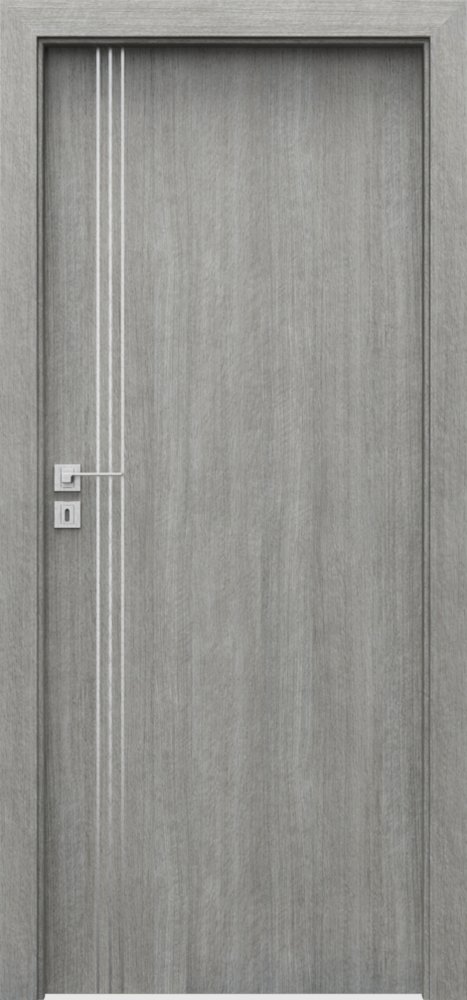Posuvné interiérové dveře PORTA LINE B.1 - Portalamino - dub stříbřitý