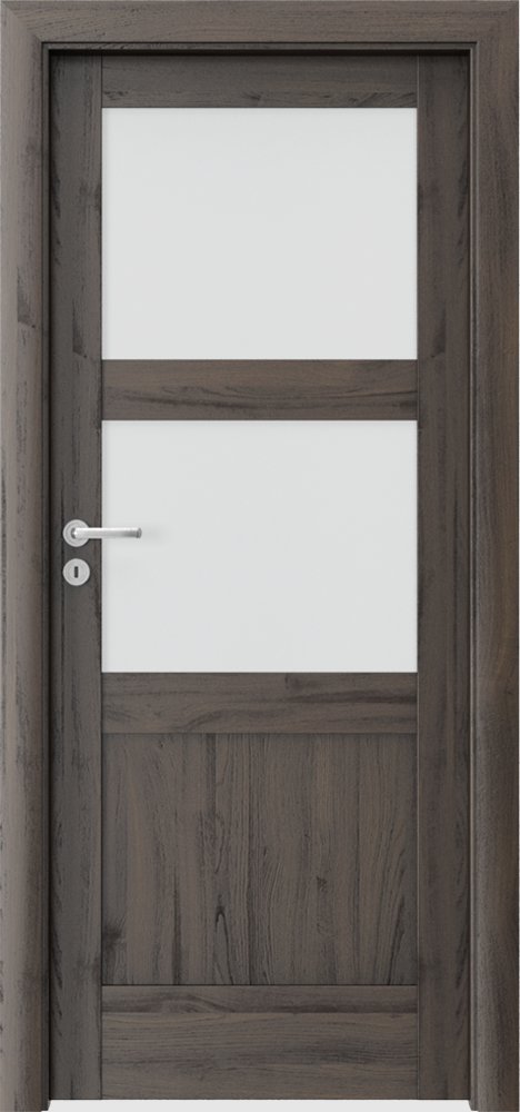 Interiérové dveře VERTE N - N2 - dýha Portasynchro 3D - dub tmavý 
