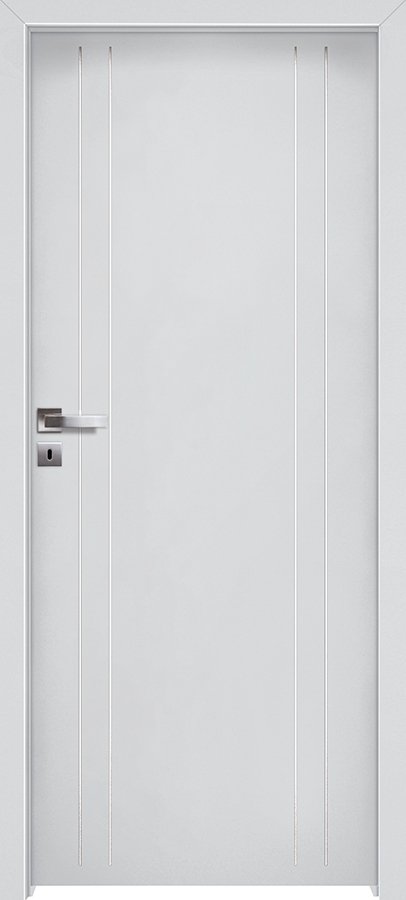 Interiérové dveře INVADO LIDO 4 - Eco-Fornir laminát CPL - bílá B490