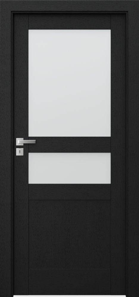 Interiérové dveře PORTA NATURA GRANDE D.1 - přírodní dýha Select - černá