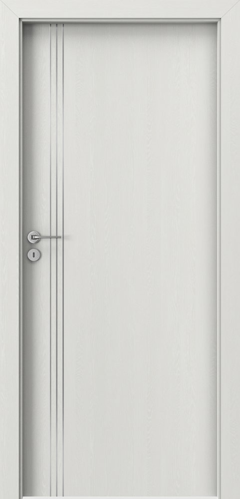 Posuvné interiérové dveře PORTA LINE B.1 - dýha Portasynchro 3D - wenge bílá