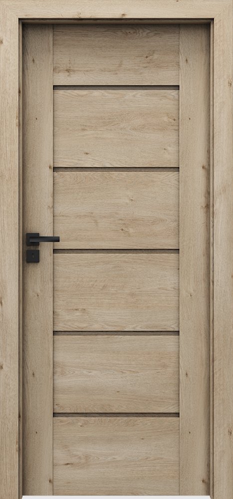 Posuvné interiérové dveře VERTE PREMIUM E - E0 - dýha Portaperfect 3D - dub klasický