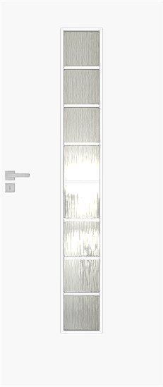 Interiérové dveře DRE STANDARD 40s - dýha DRE-Cell - bílá mat