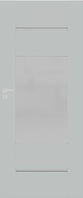 Interiérové dveře DRE EVEN - model 4 - UV lak - šedá (RAL 7035)