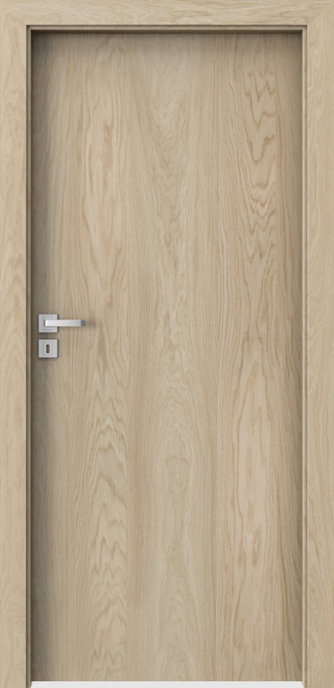 Interiérové dveře PORTA NATURA CLASSIC 1.1 - přírodní dýha Satin - dub světlý