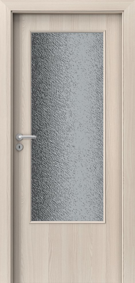 Interiérové dveře PORTA DECOR - model D - dýha Portadecor - ořech bělený