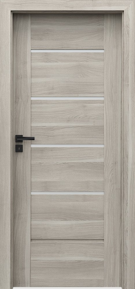 Interiérové dveře VERTE PREMIUM E - E4 - dýha Portasynchro 3D - akát stříbrný