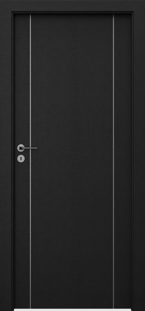 Interiérové dveře PORTA NATURA LINE A.1 - přírodní dýha Select - černá