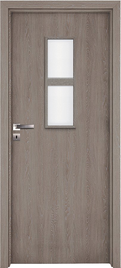 Interiérové dveře INVADO DOLCE 3 - Eco-Fornir forte - dub šedý B476