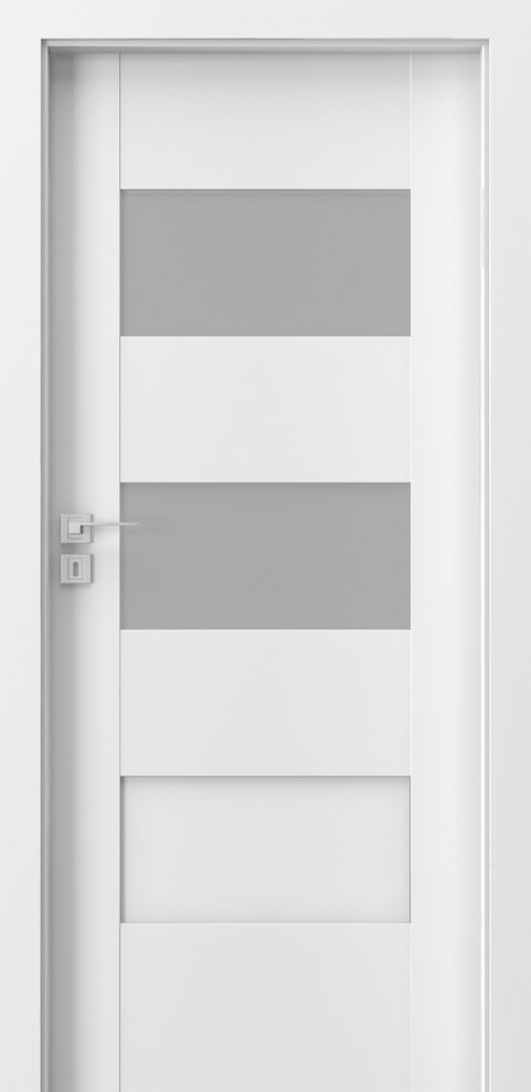 Interiérové dveře PORTA KONCEPT K.2 - dýha Portadecor - bílá