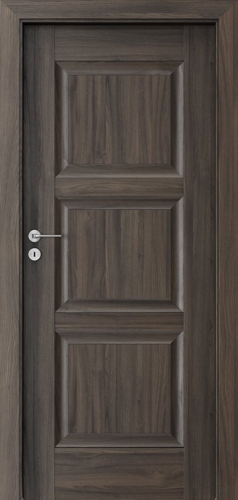 Posuvné interiérové dveře PORTA INSPIRE B.0 - dýha Portasynchro 3D - dub tmavý