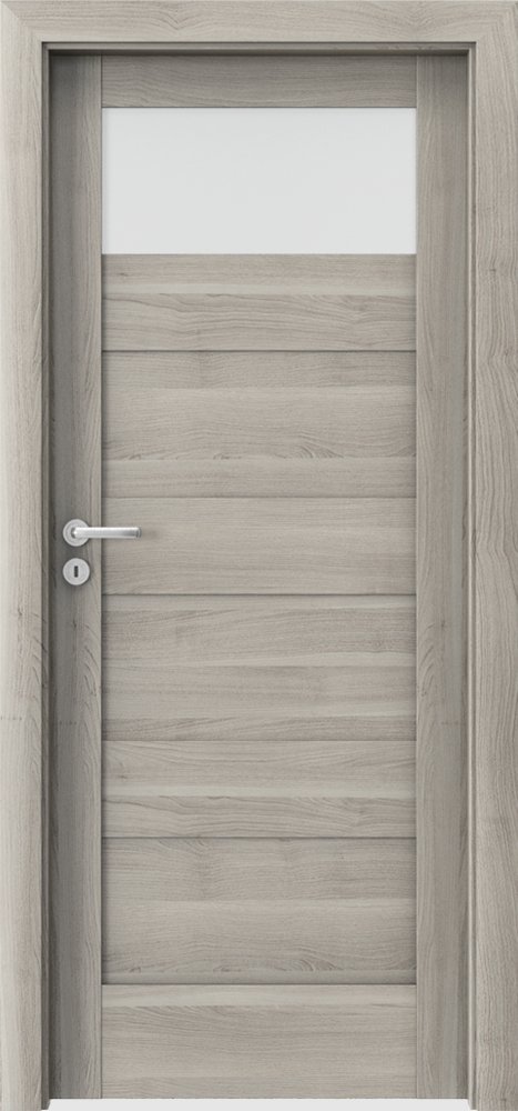 Interiérové dveře VERTE L - L1 - dýha Portasynchro 3D - akát stříbrný