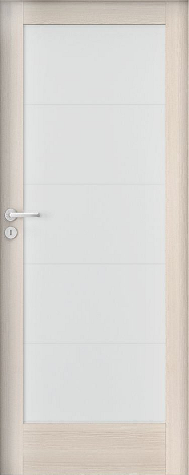 obrázek Interiérové dveře VERTE B - B5 - Ořech bělený, pravé "80", zámek pro dózický klíč (BB)