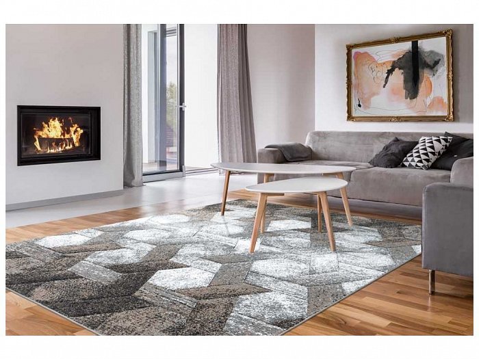 obrázek Kusový koberec Lalee Home Swing 101 platin-beige