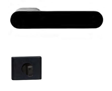 obrázek Cobra dveřní kování OMEGA-S WC černá