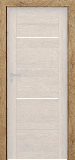 Zárubeň obložková regulovatelná INVADO - dub Grandson B785, pravé "80", rozsah B) 95 - 114 mm