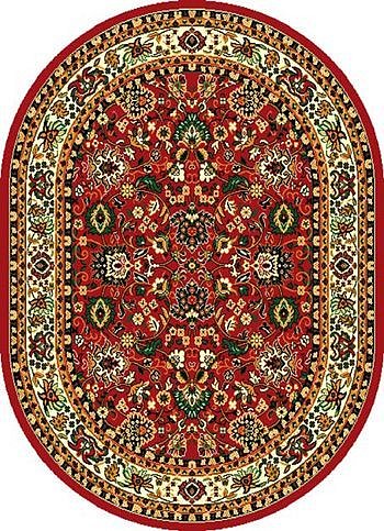 obrázek Kusový oválný koberec Teheran 117/Red