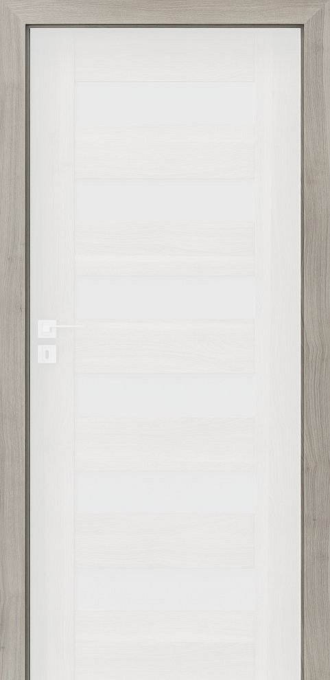 obrázek Zárubeň obložková regulovatelná PORTA SYSTEM - Akát Stříbrný, pravá "80", rozsah D) 140-160 mm