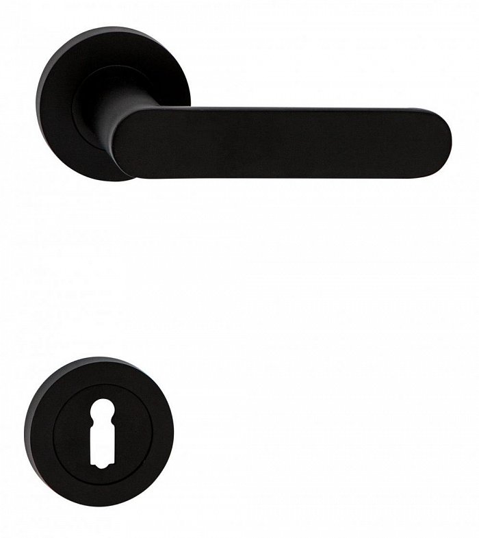 obrázek Cobra dveřní kování ZOE-R BB černá
