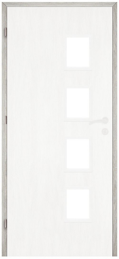 obrázek Zárubeň obložková regulovatelná VOSTER - Dub stříbrný, levá "80", rozsah E) 160-180 mm