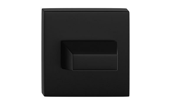 obrázek Rozeta na WC hranatá černá - komplet 2ks