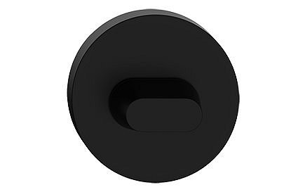 obrázek Rozeta na WC kulatá černá - komplet 2ks
