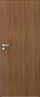 Interiérové dveře VERTE BASIC PLNÉ - Ořech Basic, levé "60", zámek pro BB