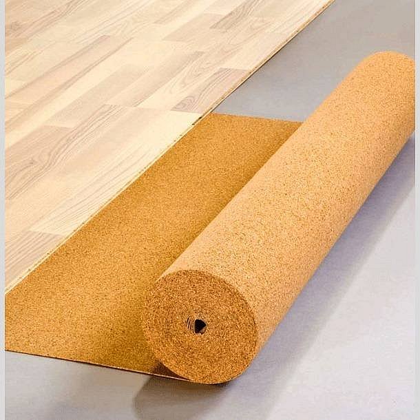 obrázek Přírodní korková podložka pod podlahy - role 10 m², 6 mm
