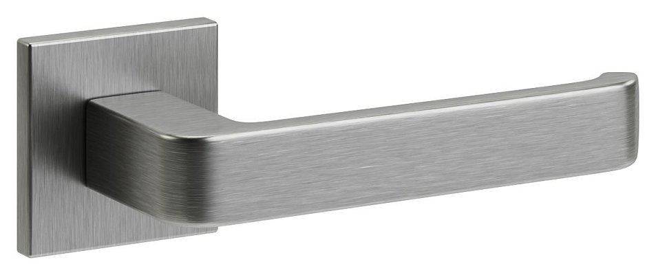 Klika Fiumo - stříbrná matná (komplet 2ks)