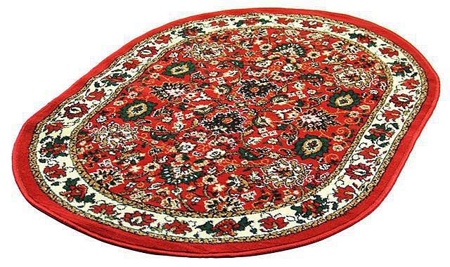 obrázek Kusový oválný koberec Teheran 117/Red