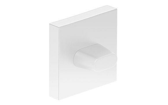 obrázek Rozeta na WC hranatá bílá - komplet 2ks
